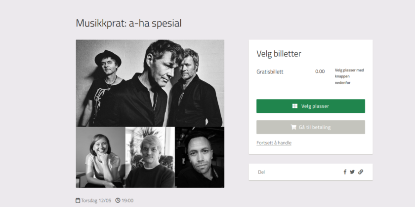 『Hjemkomst』著者がa-ha本著者と5/12にトークショー